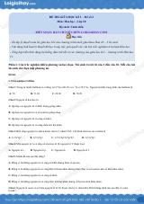 Đề thi giữa kì 1 Hóa 10 Cánh diều - Đề số 2